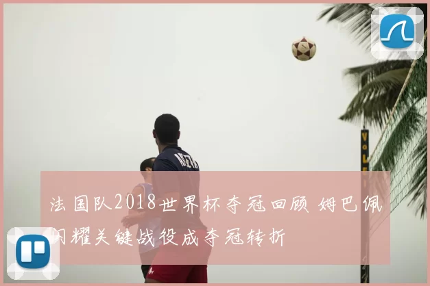 法国队2018世界杯夺冠回顾 姆巴佩闪耀关键战役成夺冠转折