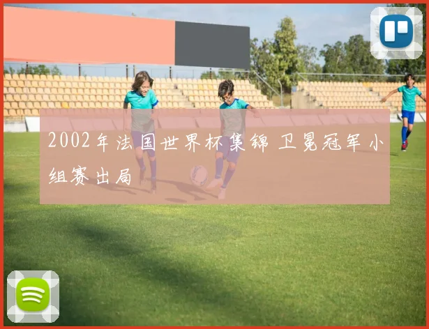 2002年法国世界杯集锦 卫冕冠军小组赛出局